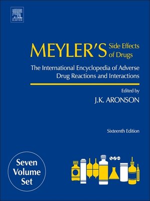 cover image of Meyler's Side Effects of Drugs